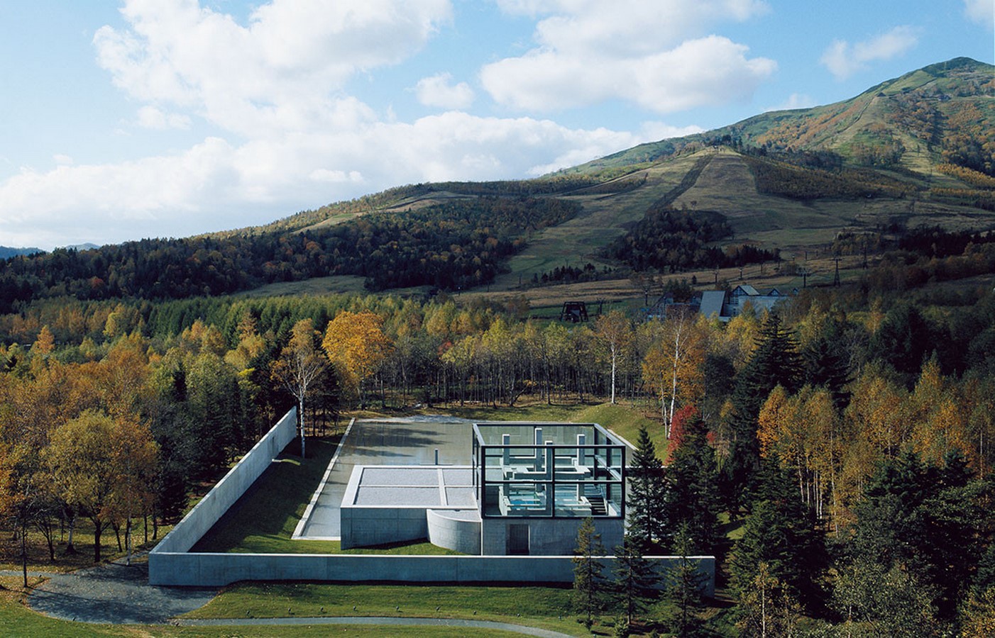 Bird's eye view of the chapel