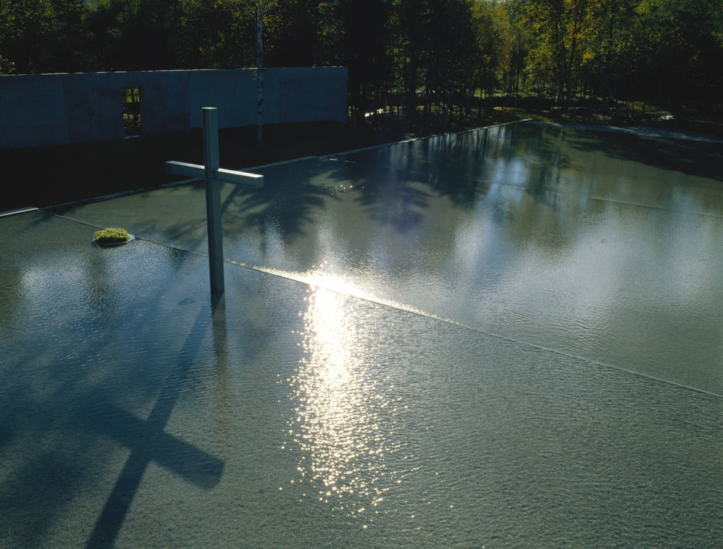 The chapel pond