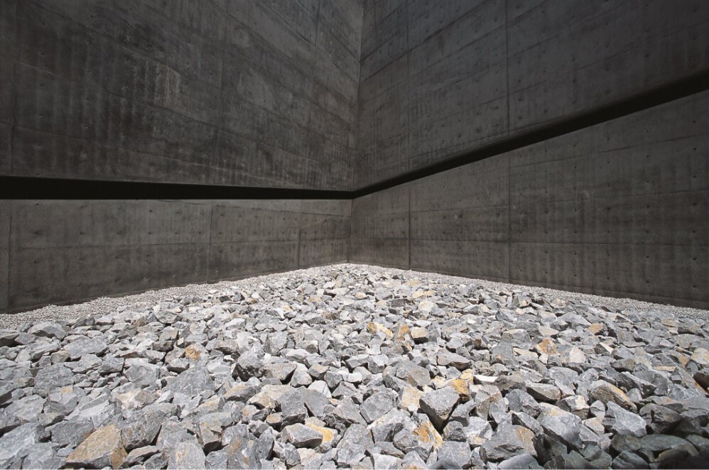 Rocky room at Chichu Art Museum