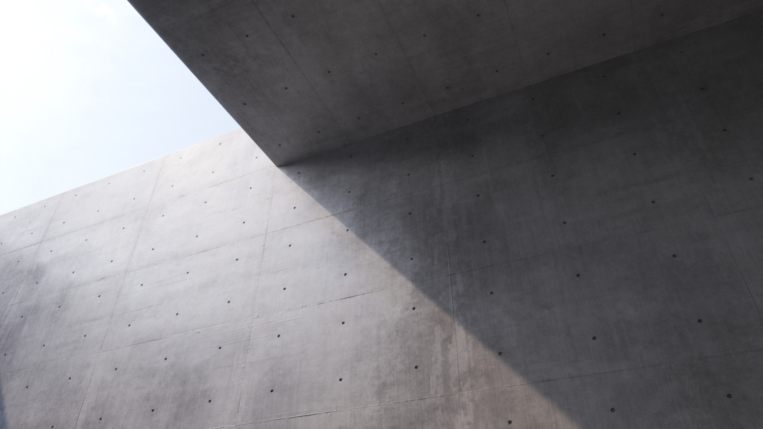 Tadao Ando's signature concrete