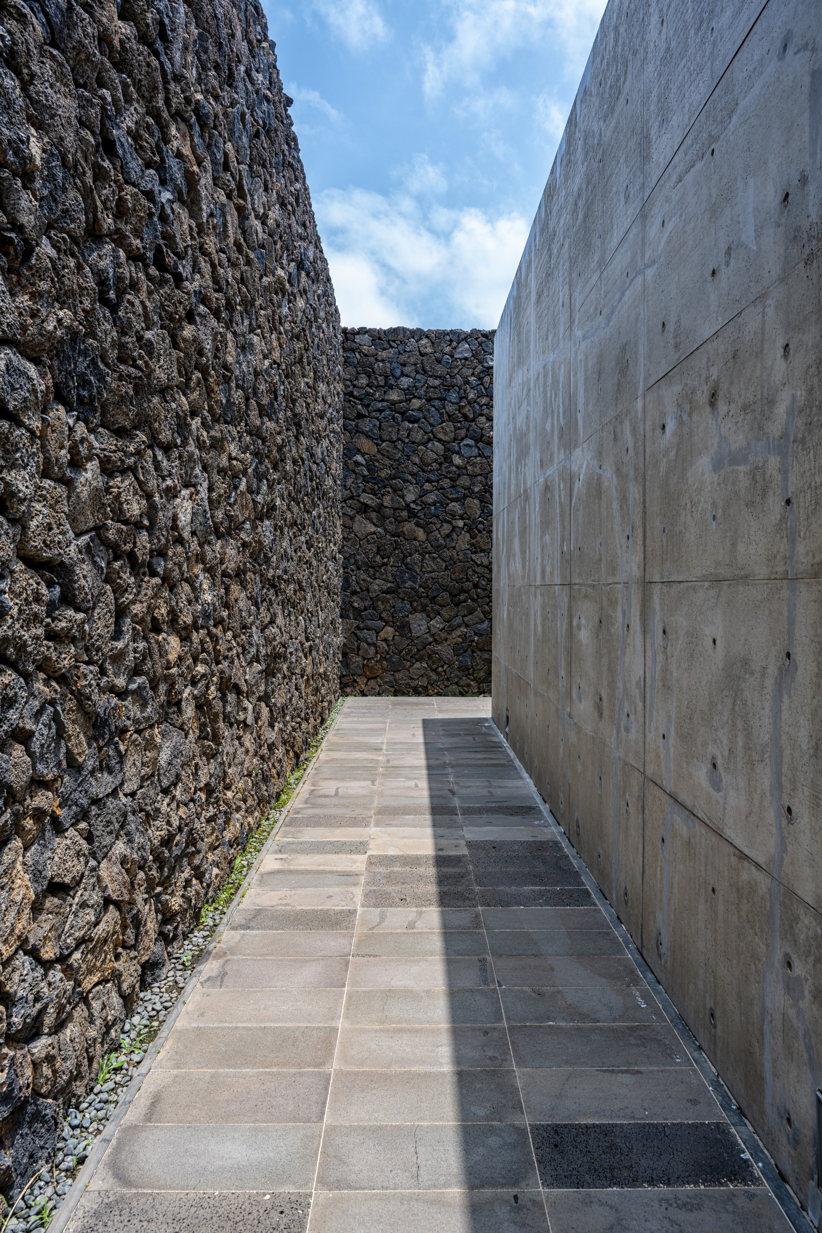 Tadao Ando's signature concrete