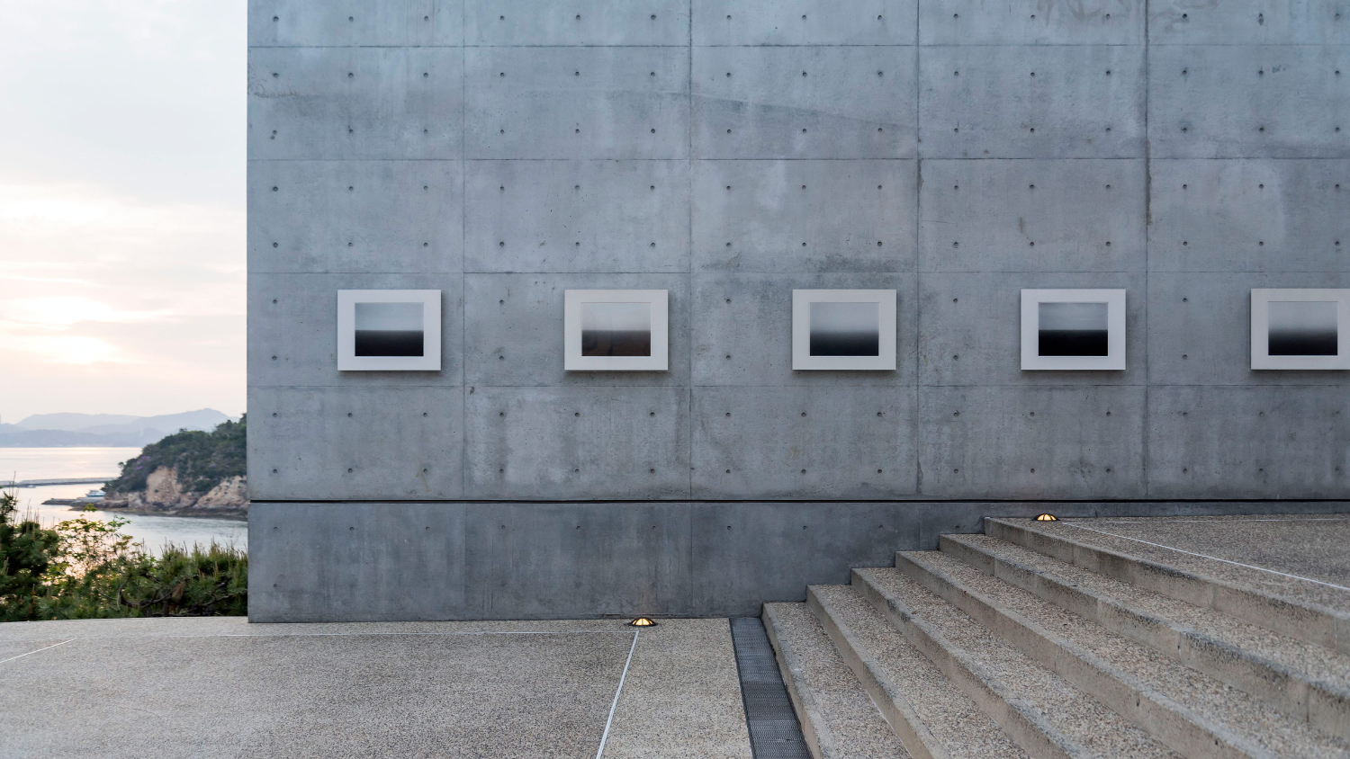 Tadao Ando's signature concrete